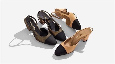 chanel slingback shoes black|Chanel slingback size chart.